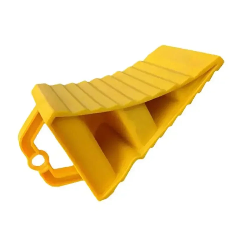 ABS Wheel Chock with Handle – Anti-Slip Tire Stop Block