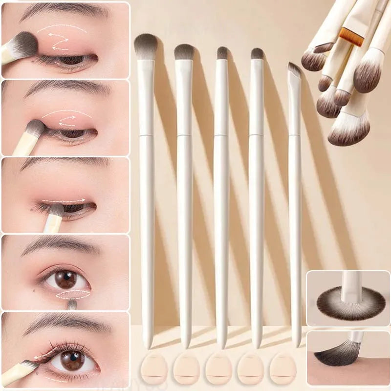 5 6 8 Makeup Brushes Professional Soft Eye Contouring Eyeshadow