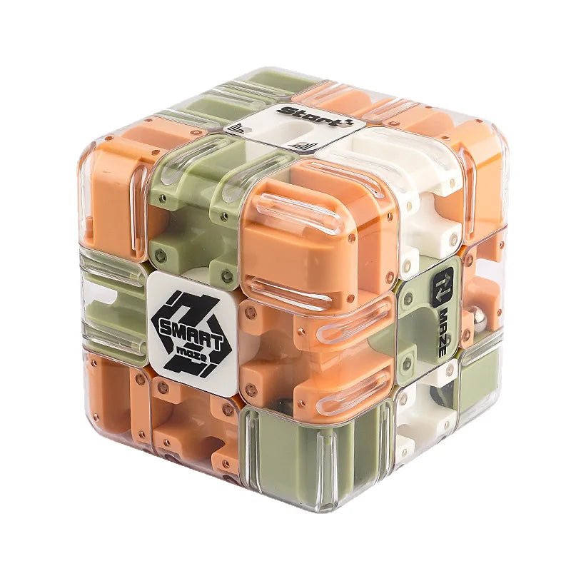 3D Maze Puzzle Cube Rolling Ball Magic Labyrinth Game Kids