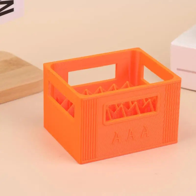 3D Printed Beer Crate Battery Storage Case No 5 Aa 7 Aaa Basket Zpaxo A8