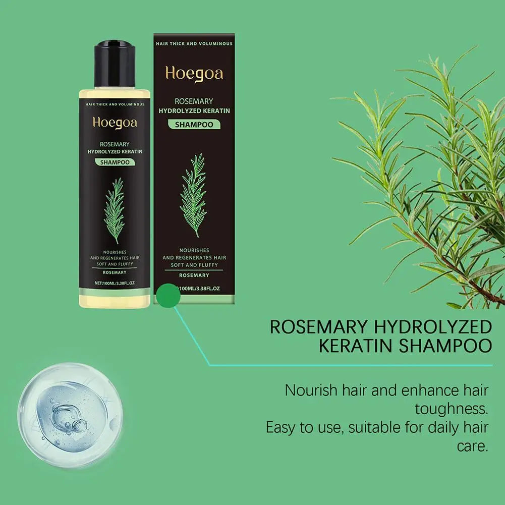 Natural Rosemary Shampoo – Reduce Hair Loss & Dandruff 100ml Rosemary Hair Shampoo Zpaxo