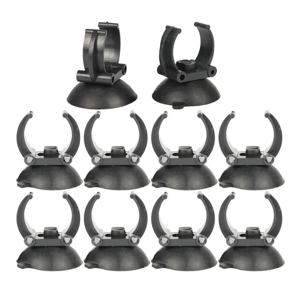10 Pieces Aquarium Heater Suction Cups Fixing Clip Heating Rod Holders Clamps 35mm Diameter for Fish Tank Accessories Zpaxo