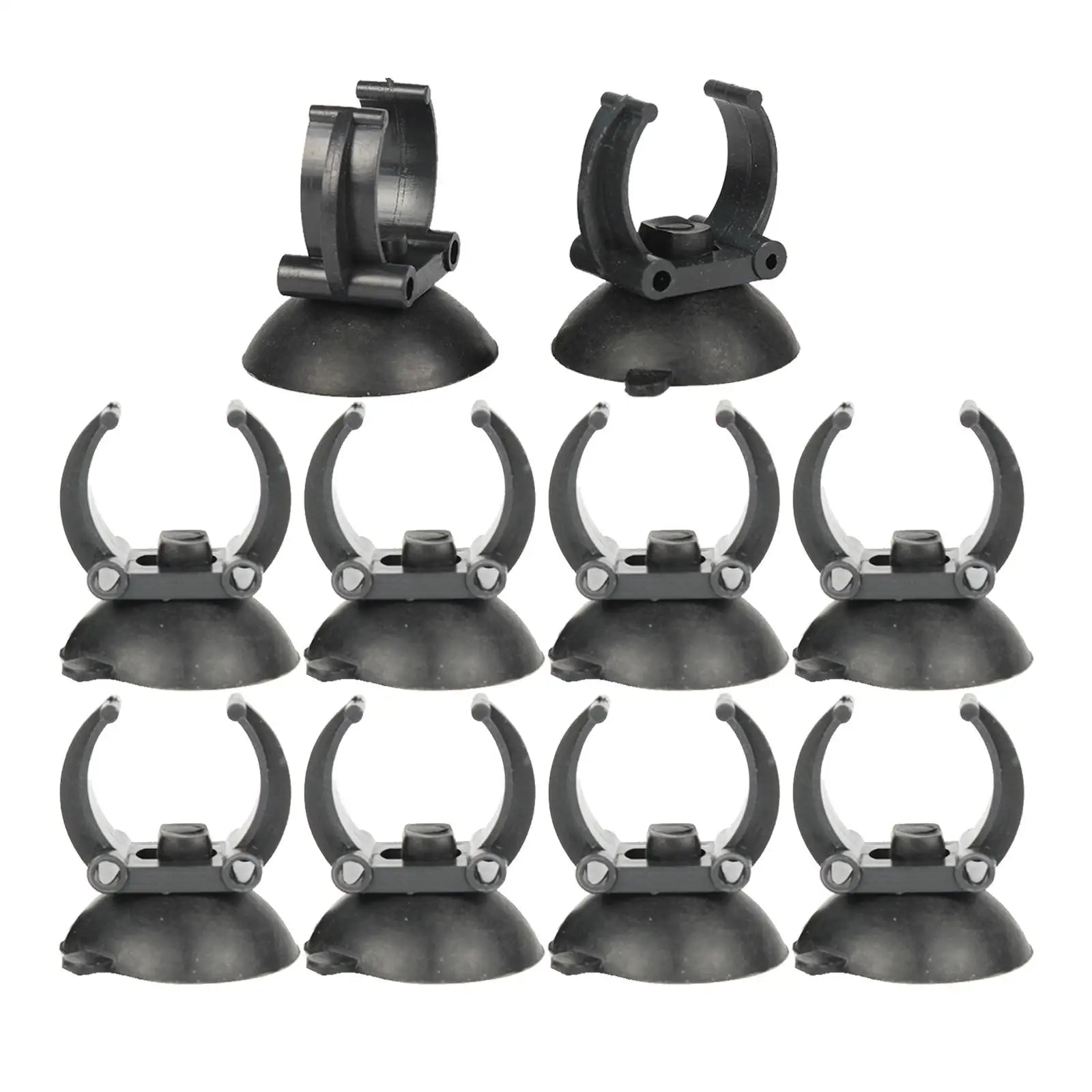 10 Pieces Aquarium Heater Suction Cups Fixing Clip Heating Rod Holders Clamps 35mm Diameter for Fish Tank Accessories Zpaxo