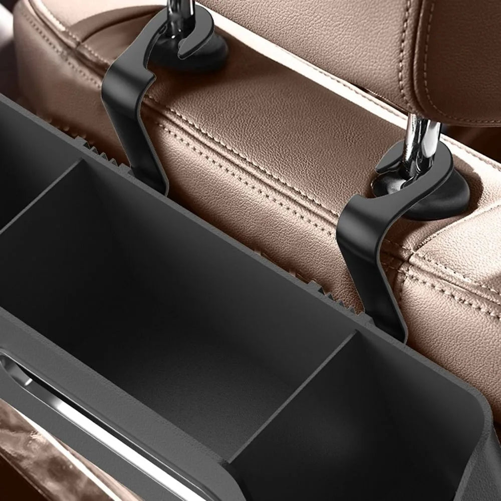 Multifunctional Car Headrest Organizer Large Capacity Hanging Storage Auto Storage Rack Phone Stand with Hook Zpaxo