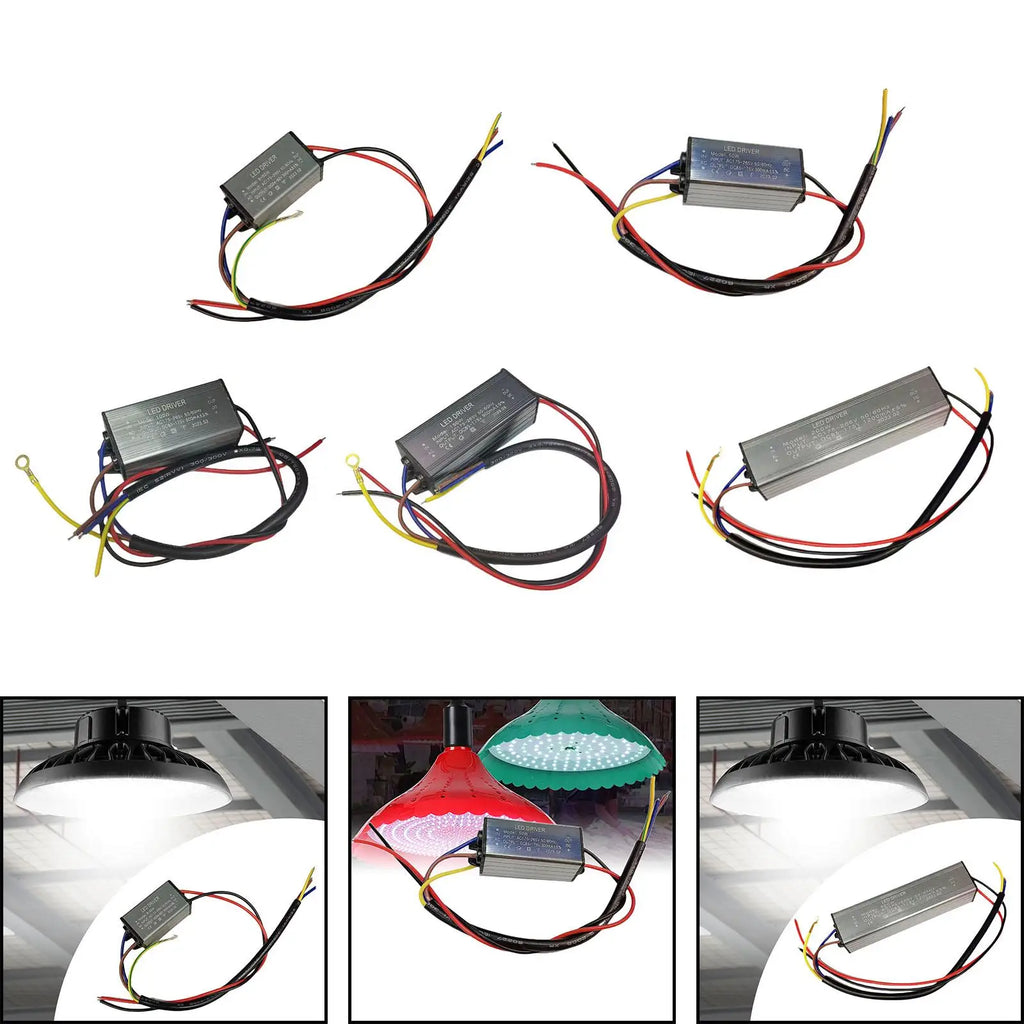 Waterproof LED Driver Compact High Performance Aluminum Multiple Protection LED Power Supply Low Voltage Output Converter Zpaxo