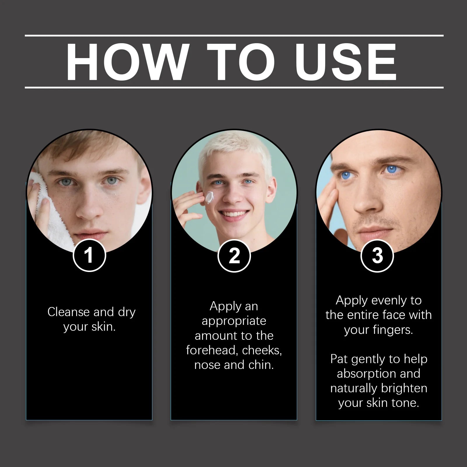 Men's Concealer Cream Nourishing Brightening Skin-Friendly Natural Conceal Fresh Hydrating Improves Dullness and Fatigue Concea Zpaxo
