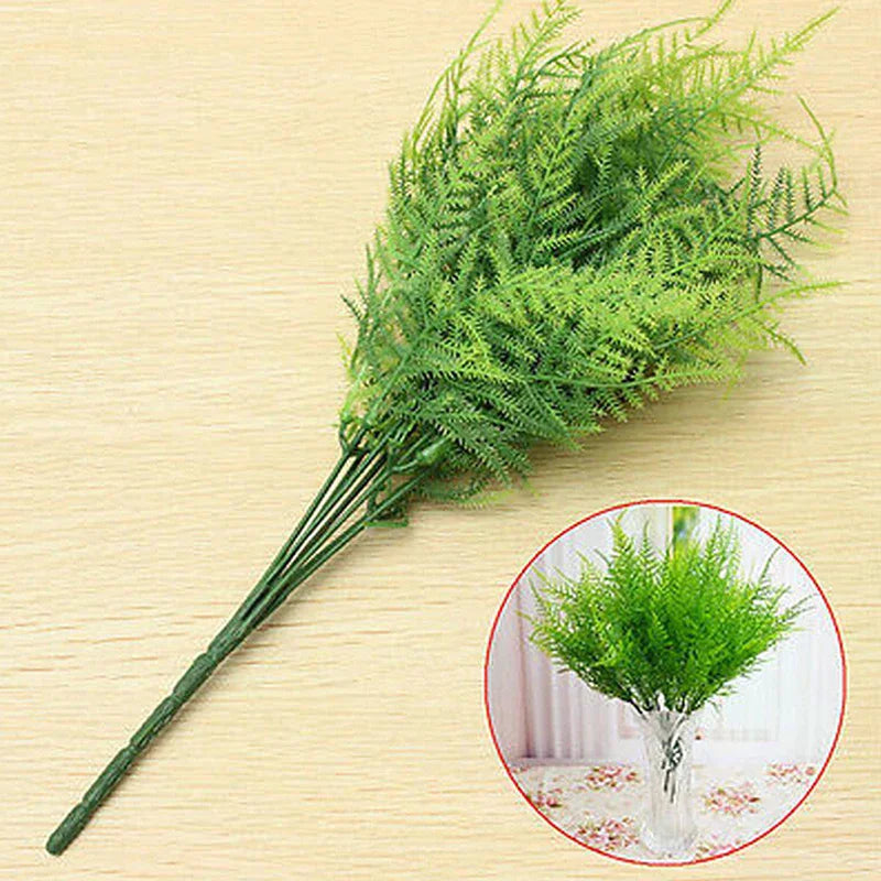 Home Floral Accessories 7 Branches Artificial Asparagus Fern Grass Zpaxo