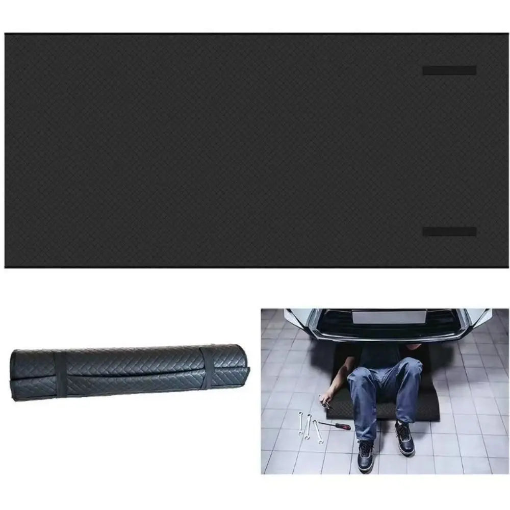Portable Car Repair Lying Mat Foldable Low Clearance Creeper Heavy Zpaxo