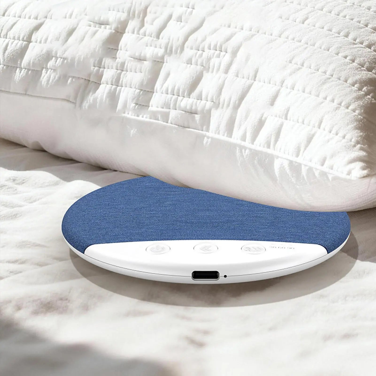 Pillow Speaker Under Wireless Sleep White Noise Bone Conduction Mini