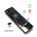 MX3 Backlight Air Mouse Wireless Remote Control Mini Keyboard 2.4Ghz For Android TV Box Motion Sensing PC Gamer Controller Zpaxo With Mic No Backlit