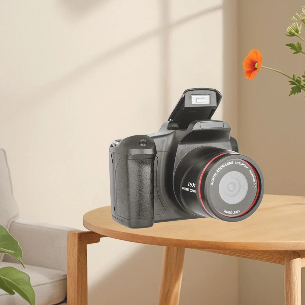 1080P 16MP Camcorder 16X Zoom Vlogging Camera LCD Screen Video