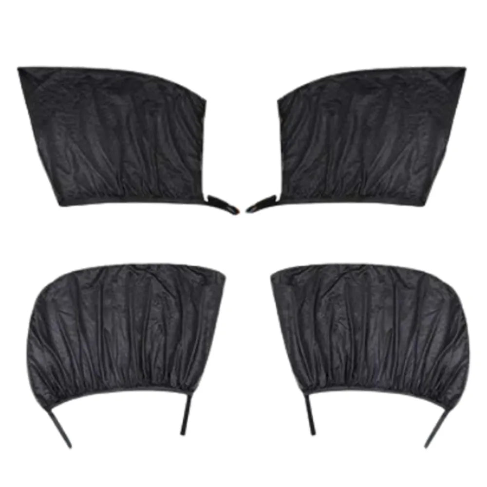 Block Sunlight Car Window Cover Mesh Flexible Sunshade Foldable Sun Zpaxo Brown