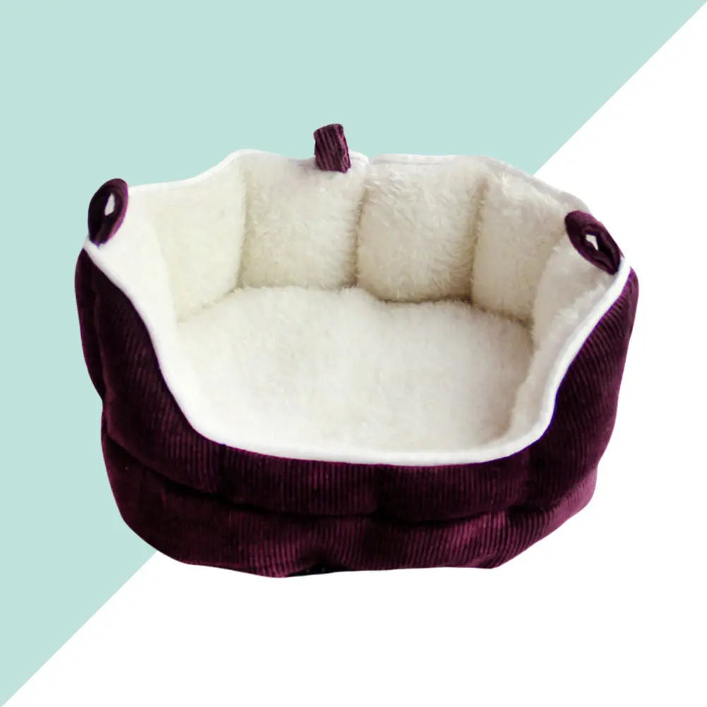 Small Pet Bed Hanging Cotton Sofa Cozy Sleeping Zipper Design Easy