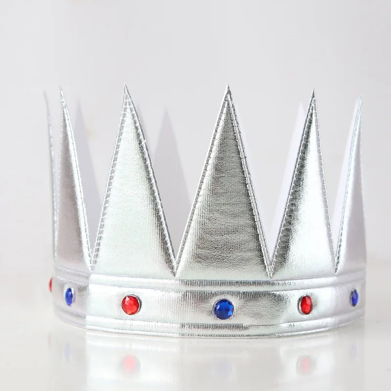 Birthday Hat Princess Prince King Crown Happy Kids Party Prom Photo