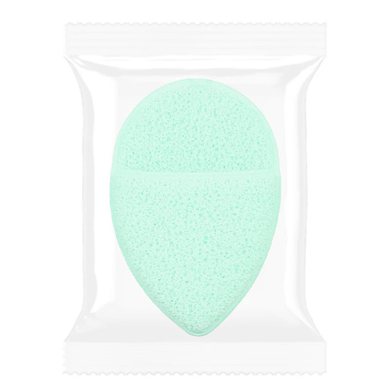 Face Cleaning Sponge Pad for Exfoliator Mask Facial SPA Massage Sponges Makeup Cosmetic Removal Pad Facial Body Clean Sponge Zpaxo Green