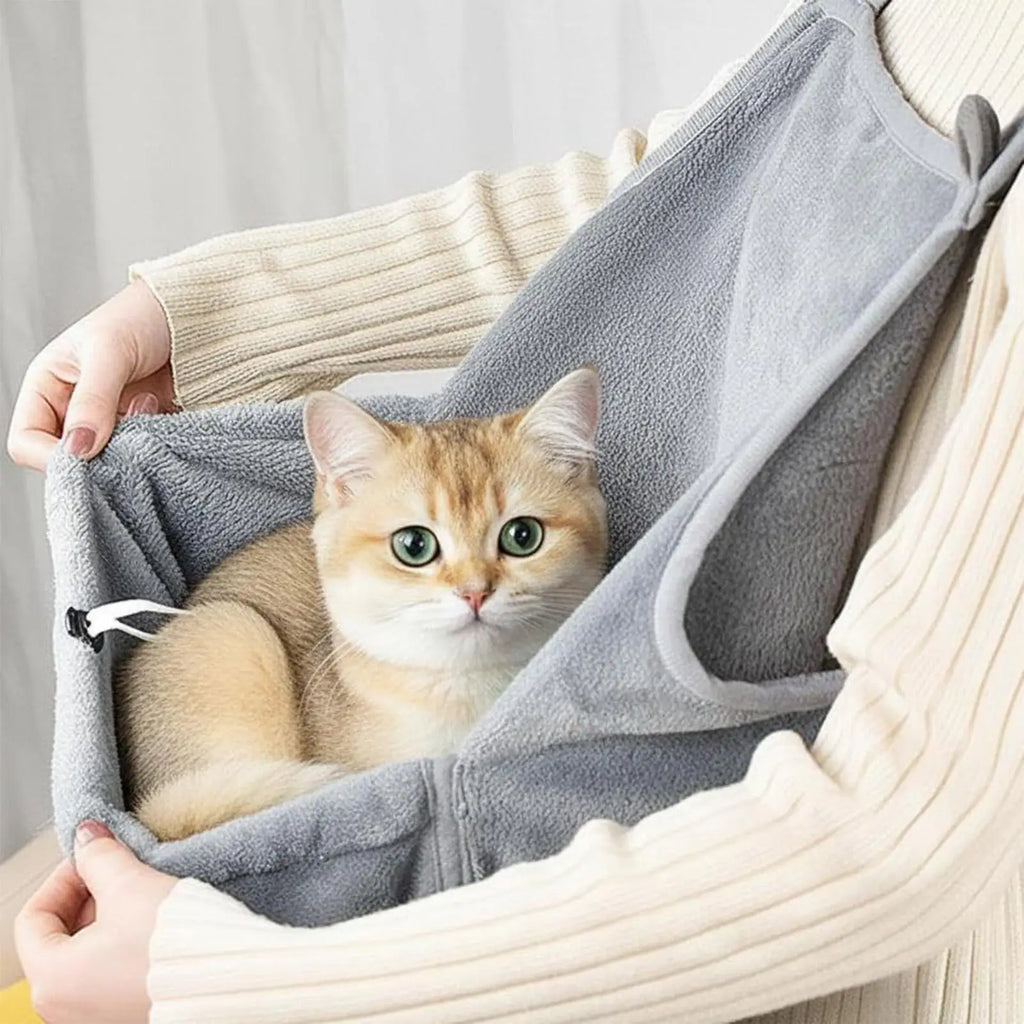 Pet Carrier Sling Front Shoulder Bag Adjustable Portable Cat Dog