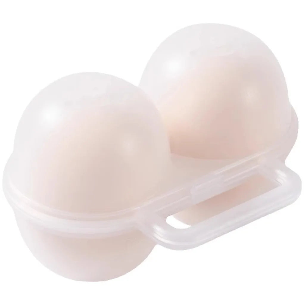 Portable 2-Egg Carrier Box – Shockproof Outdoor Egg Storage