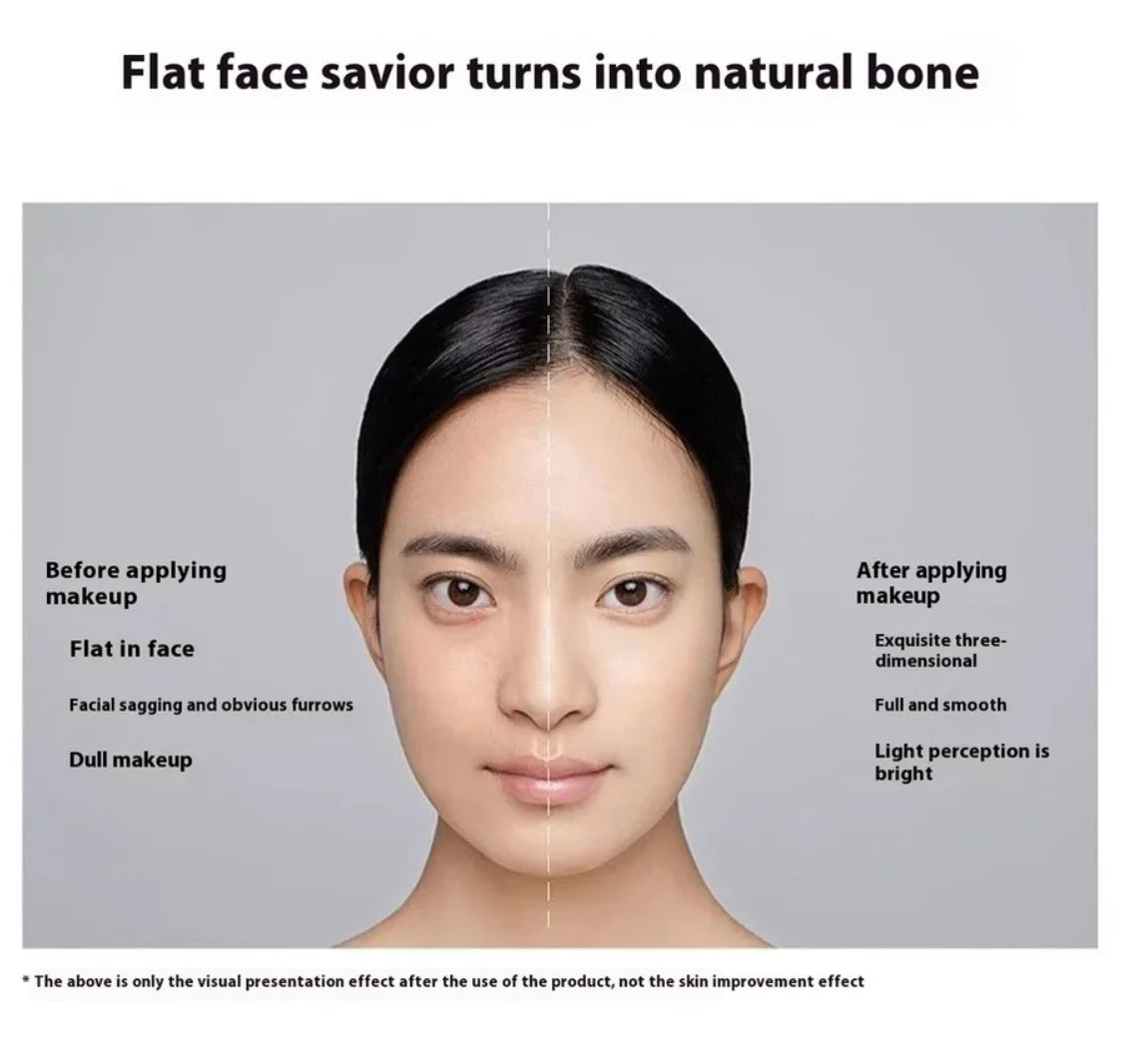 Maogeping Face Highlight Cream Light Shadow Sculpting Powder Zpaxo