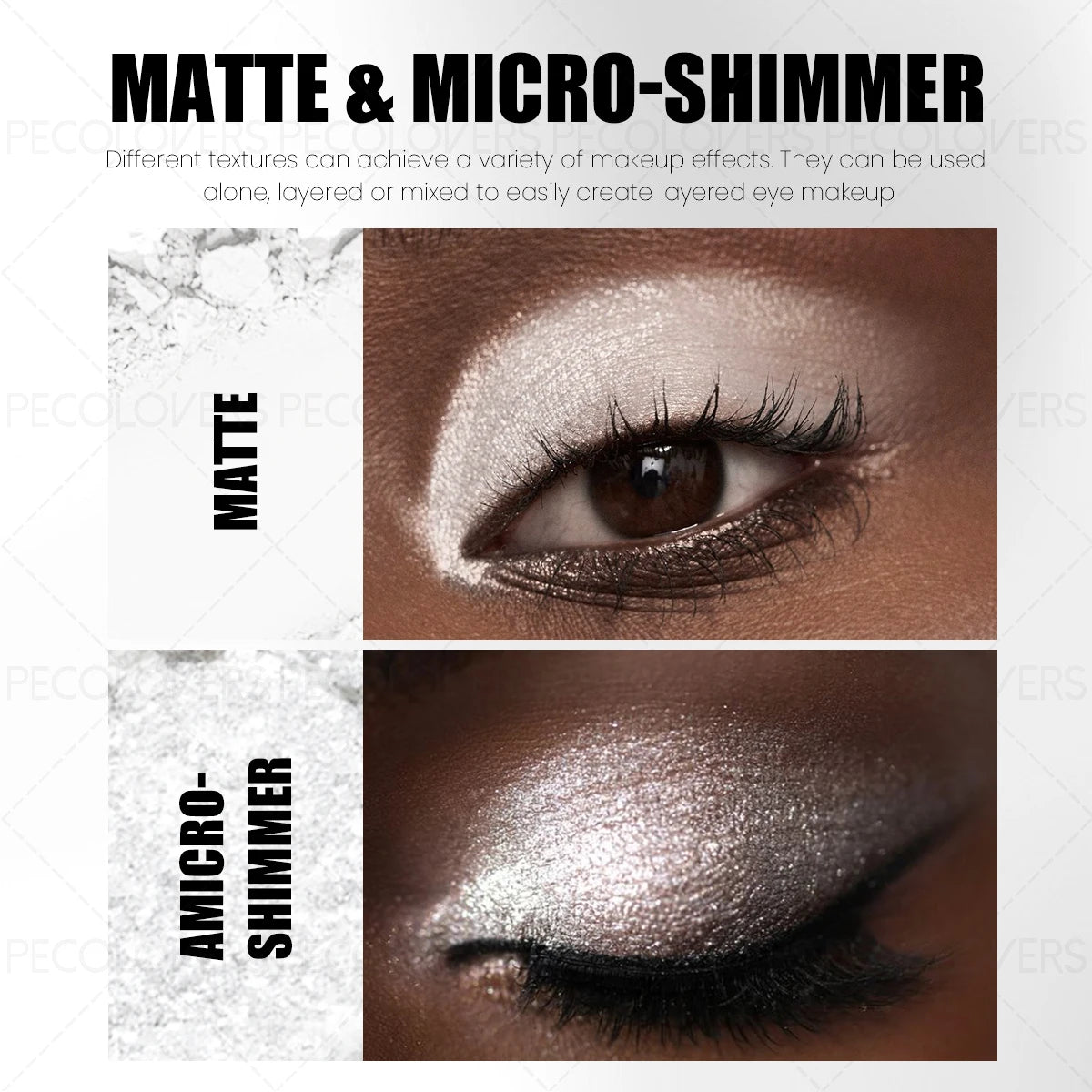 1PC Matte Deep Brown Eyeshadow Stick - Vibrant, Waterproof & Long-Wearing with Pearly Glitter Finish - Smoky Eye Makeup Zpaxo