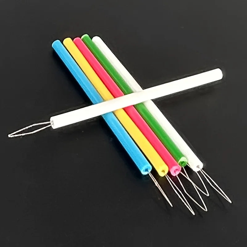 6PCS Essential Sewing Threading Tools-Simple Threading Tools for Sewing Machines,Handicrafts,Convenient Assistants for Seniors Zpaxo