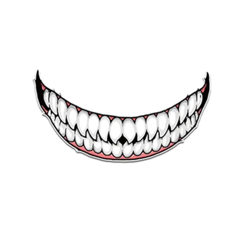 Waterproof Motorcycles Decoration Accessories Scratch Sticker Zpaxo L-teeth