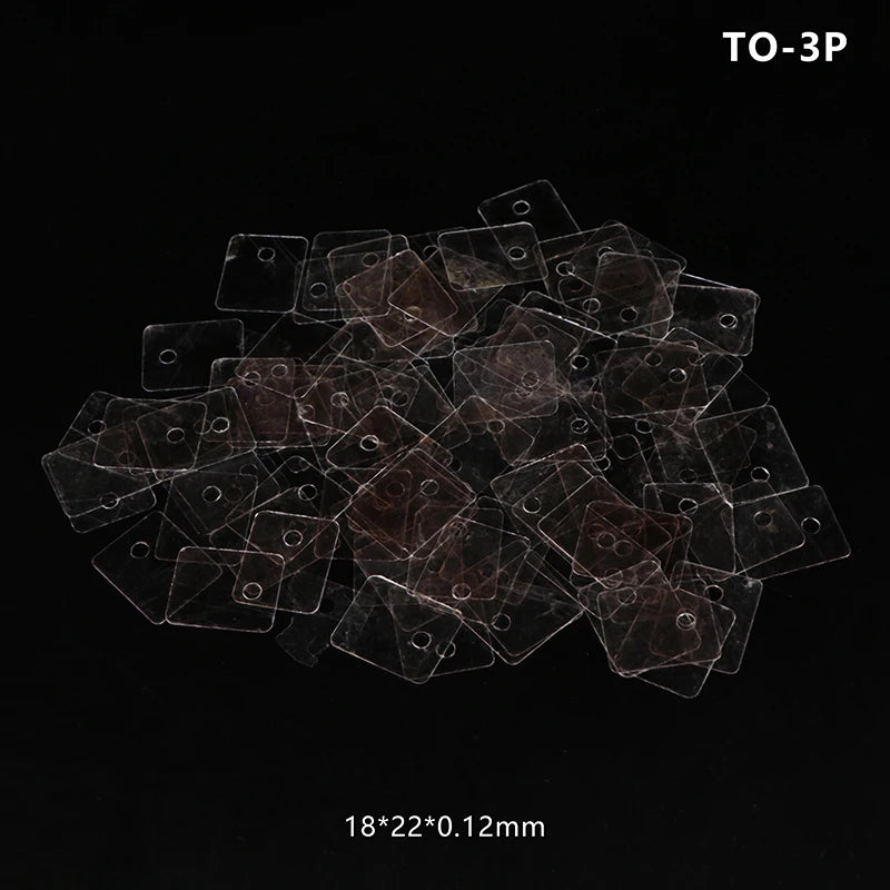 TO-220 Mica Insulation Pad Heat Pads Silicone Sheet Zpaxo TO-3P