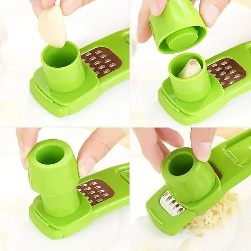 Mini Manual Garlic Press & Grinder – Eco-Friendly Kitchen Tool Garlic Press Zpaxo