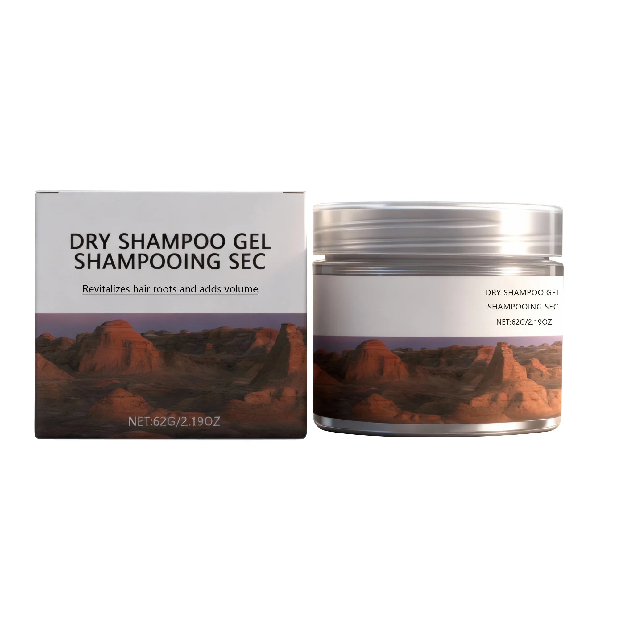 Coconut Oil Dry Shampoo Gel – Add Volume & Refresh Hair 62g Dry Shampoo Gel Zpaxo 62g Boxed