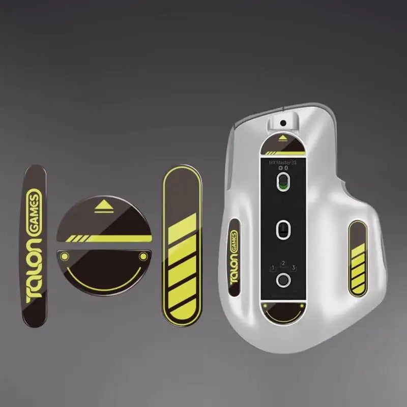 652F White Glass Mouse Feet Skates 3 3S Enhances Tracking Durability Zpaxo