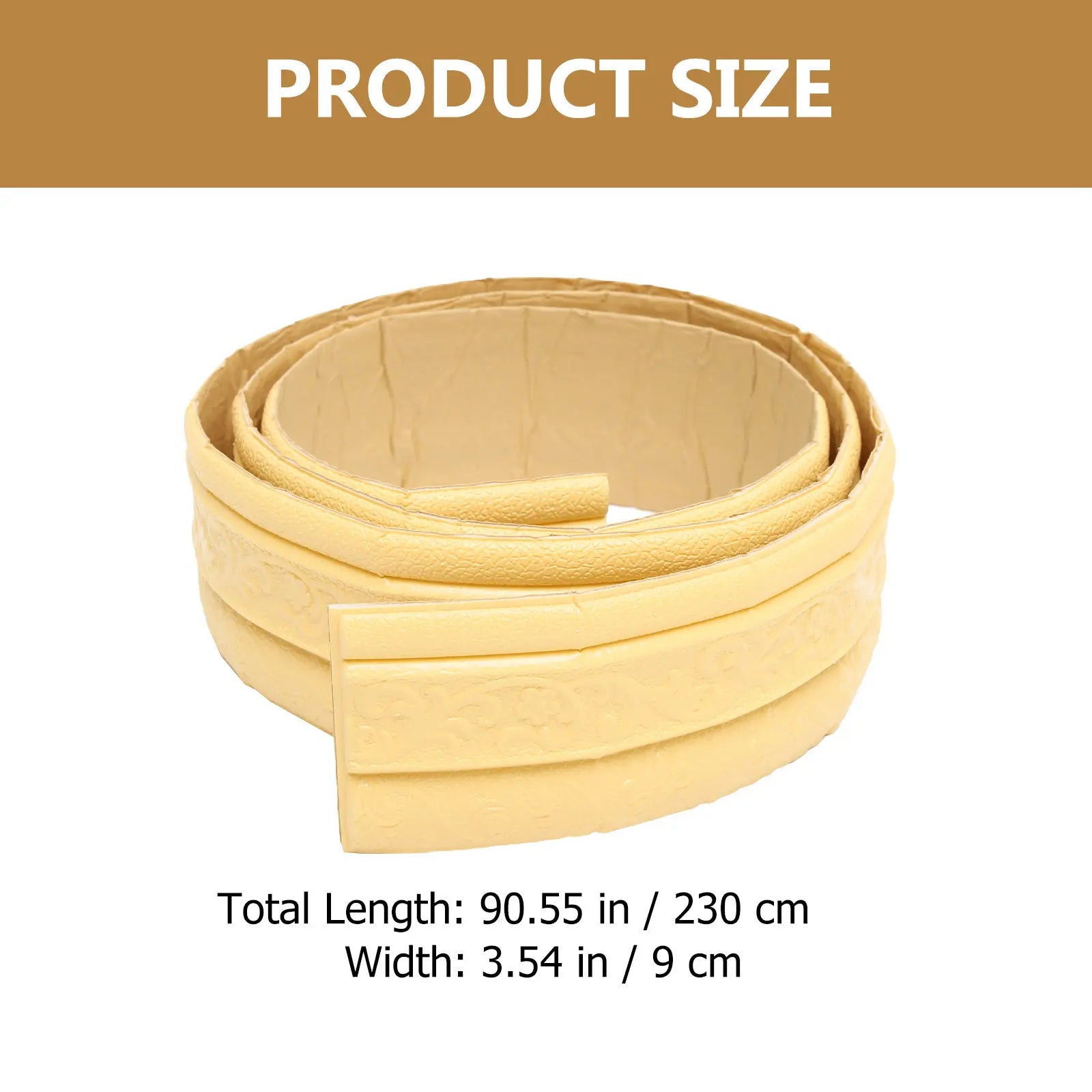 Waterproof Wall Sticker Skirting Border Removable Decorative Smooth