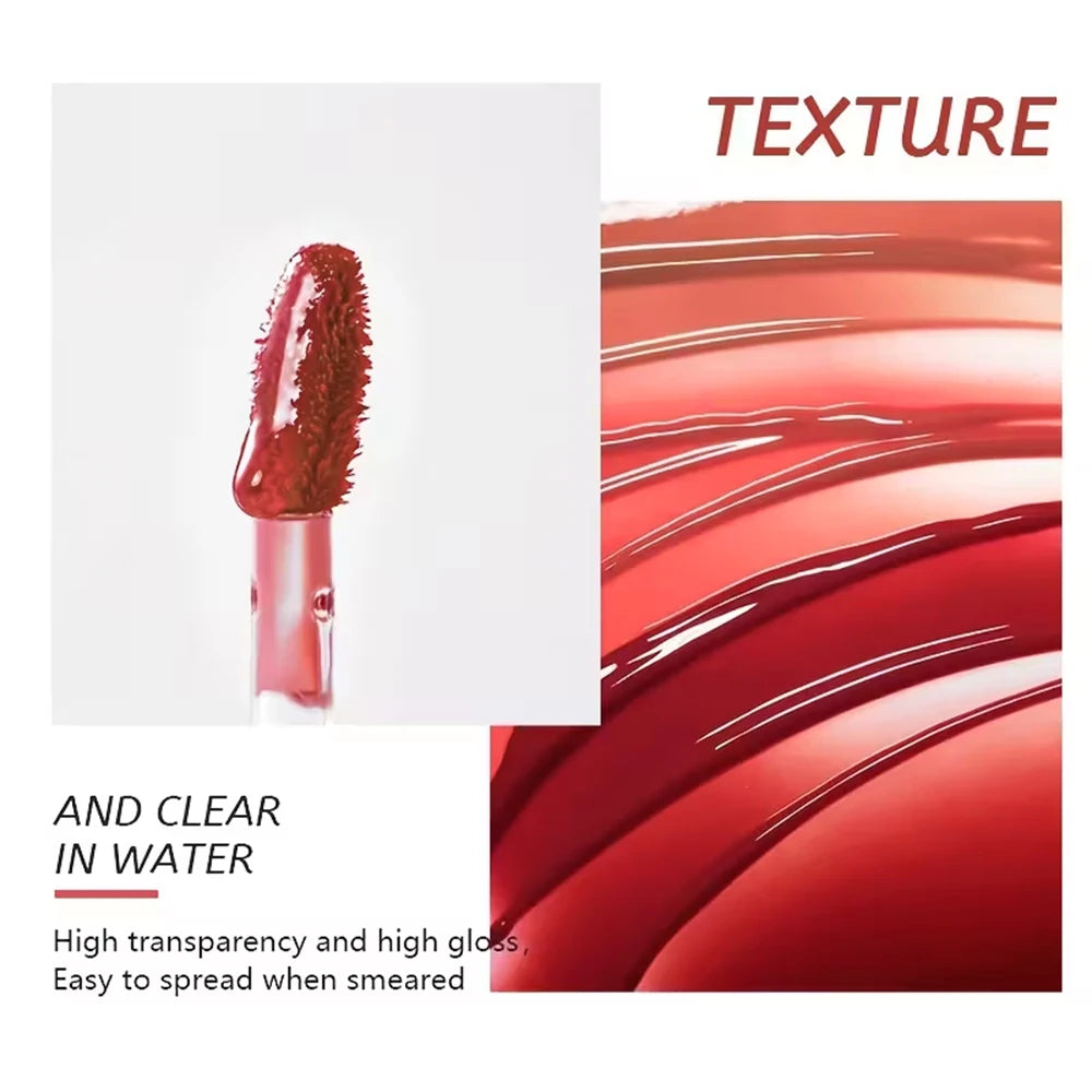 Glossy Lip Glaze 4 Colors Moisturizing Long-wear Gloss Pigment Zpaxo