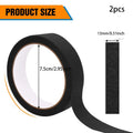 2Rolls Masking Tape-Adhesive Painters Tape for Painting, Black &White,Tearable Writtable for DIY Crafts,Art,Wall Decor,Labeling Zpaxo 2pcs