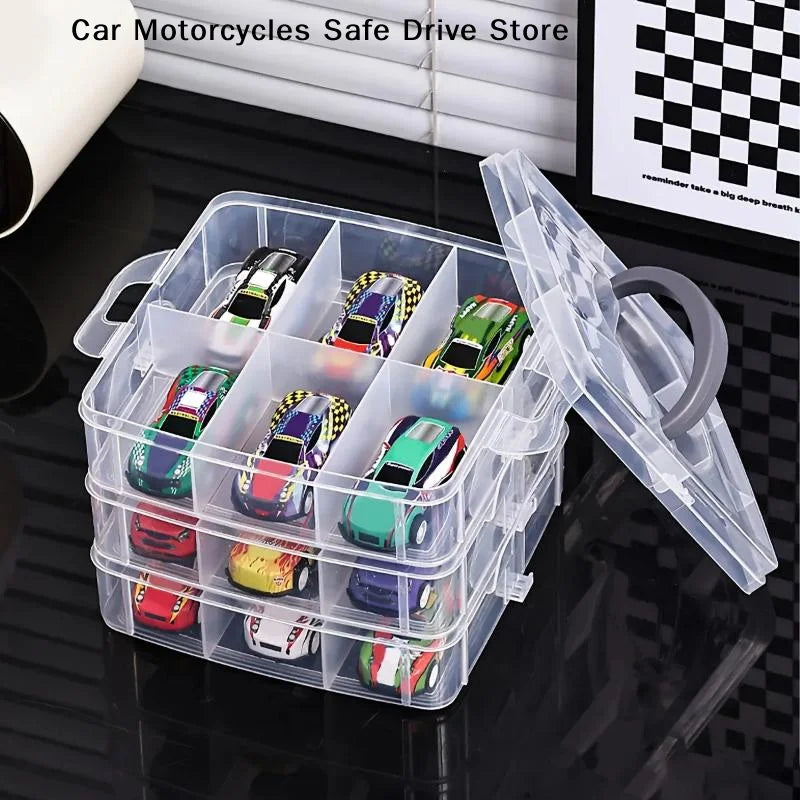 CM1pc Transparent Minimalist Toy Storage Box Dustproof Moisture-proof