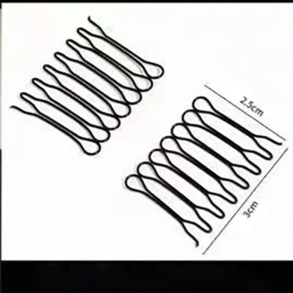 Roll Curve Needle Invisible Hairpin Design Tiara Bangs Fixed Insert Zpaxo