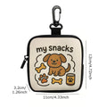 Dog Training Treat Bag Multi-functional pet bag Leakproof Portable Pet treats bag Train Snack Reward Waist Bag Pet supplies Zpaxo White 1PC