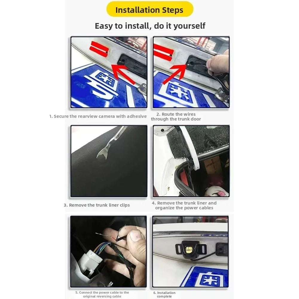 High Brightness Car Reversing Light Waterproof 12-24V Backup Tail Light Mini Size Easy To Install Reverse Auxiliary Light Night Zpaxo