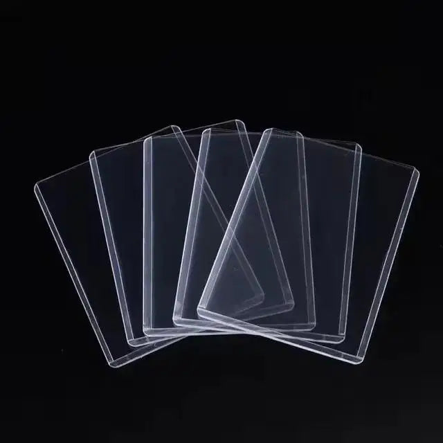 1- 35PT Trading Card Holder Transparent Protective Hard Plastic