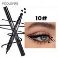 Waterproof & Quick-dry Liquid Eyeliner Pencil,Smudge-proof Eyeliner,Eye Makeup For Parties, Maligras, Music Festivals Zpaxo 10