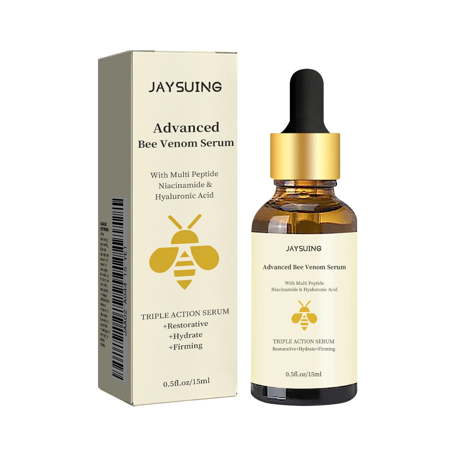 Bee Venom Face Essence Hyaluronic Acid Serum | Anti-Aging 15ml Face Serum Essence Zpaxo 15ml 15ml