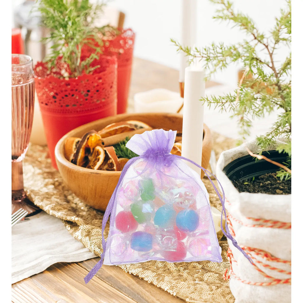 Small Drawstring Pouch Organza Bags Sachet Empty Jewelry Packaging