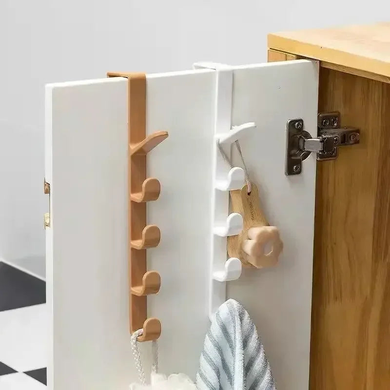 Behind the Door Coat Hook Hanger Behind the Door Cabinet Wardrobe Dormitory Door Hook Storage Rack Zpaxo
