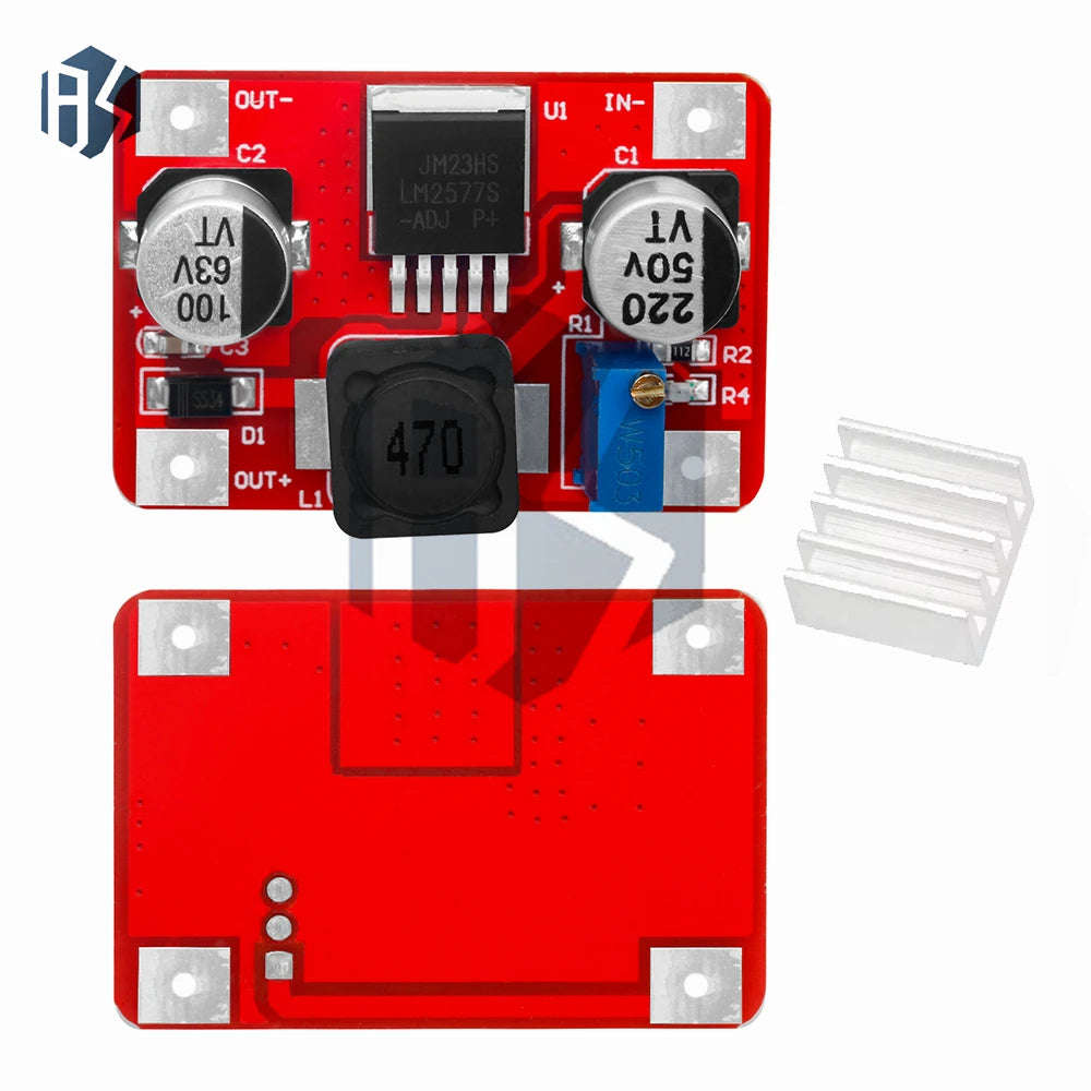 1 LM2577 Voltage Booster Plate DC-DC Boost Module Input 3 5-35V 3A Zpaxo