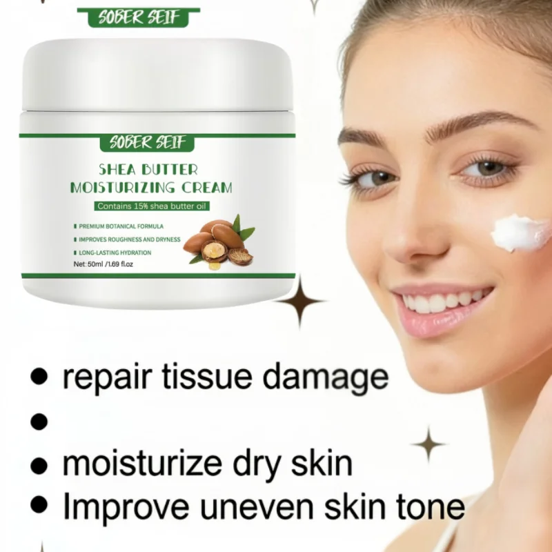Moisturizer Shea Butter 72H Moisturizing Firming Brightening For Dry Skin Couple Gift Zpaxo