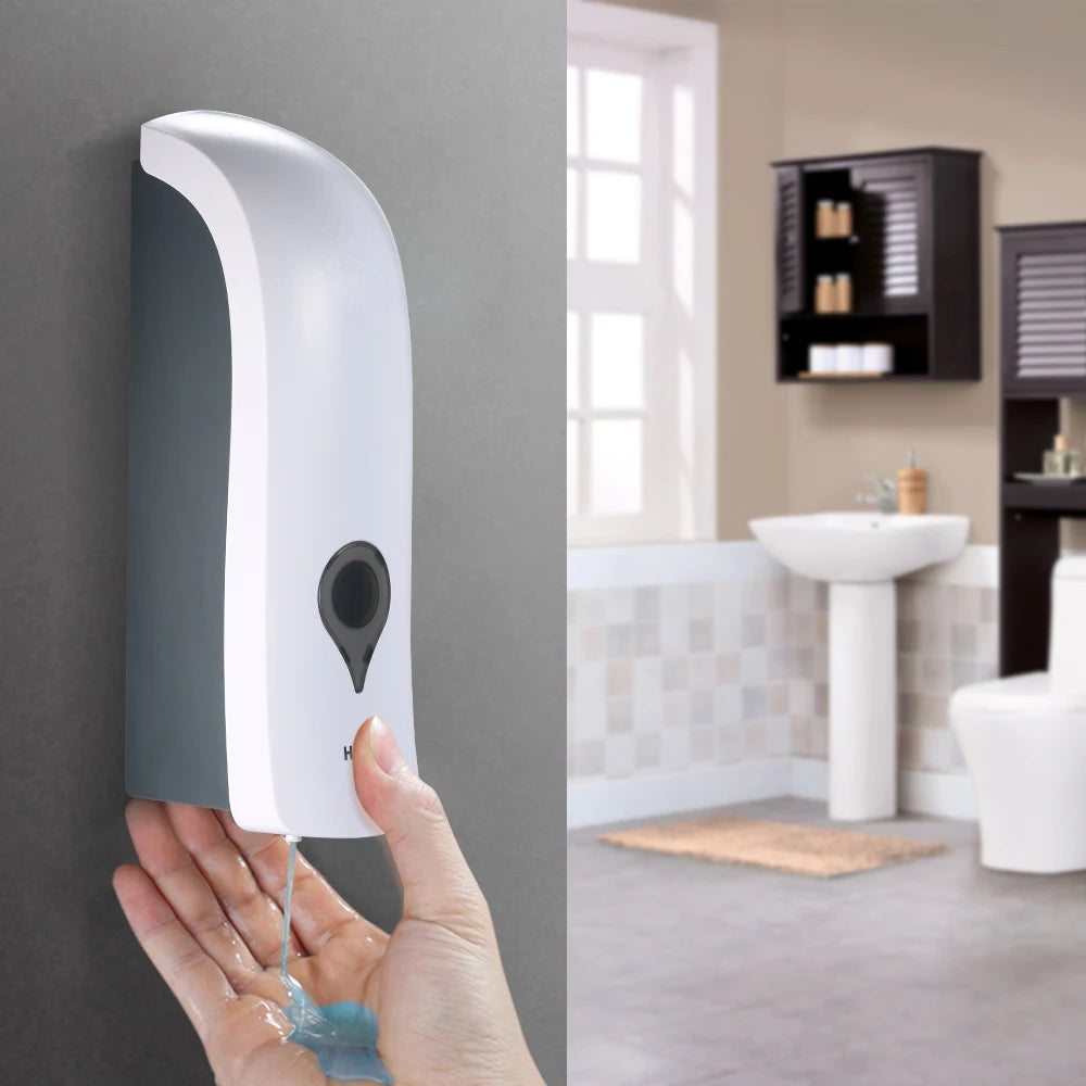 300ml New Liquid Dispenser No Drilling Wall Mounted Single-Head Manual Soap Dispenser Bathroom Shower Gel Liquid Shampoo Holder Zpaxo