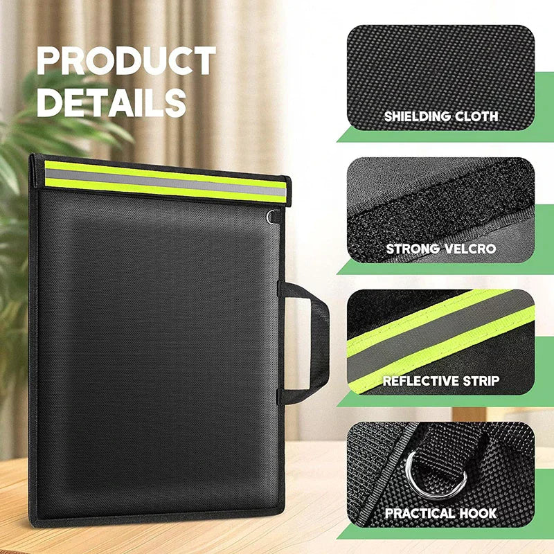 3-Pack Faraday Bags – RFID & Signal Blocking Laptop, Tablet & Key