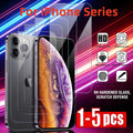 1- Tempered Glass IPhone 17 16 15 14 13 12 11 Max Mini Screen