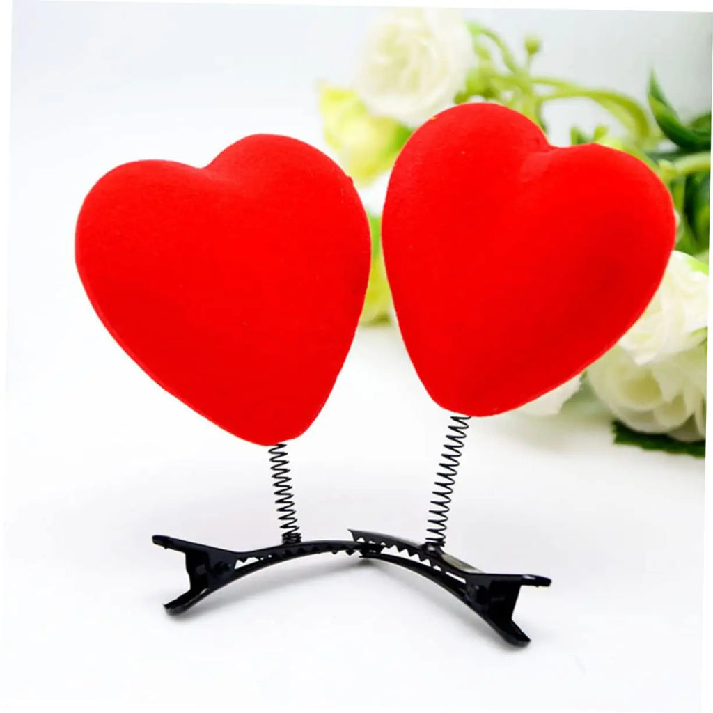 Heart Hair Clips – Dainty Metal Barrettes | Coquette Y2K Style