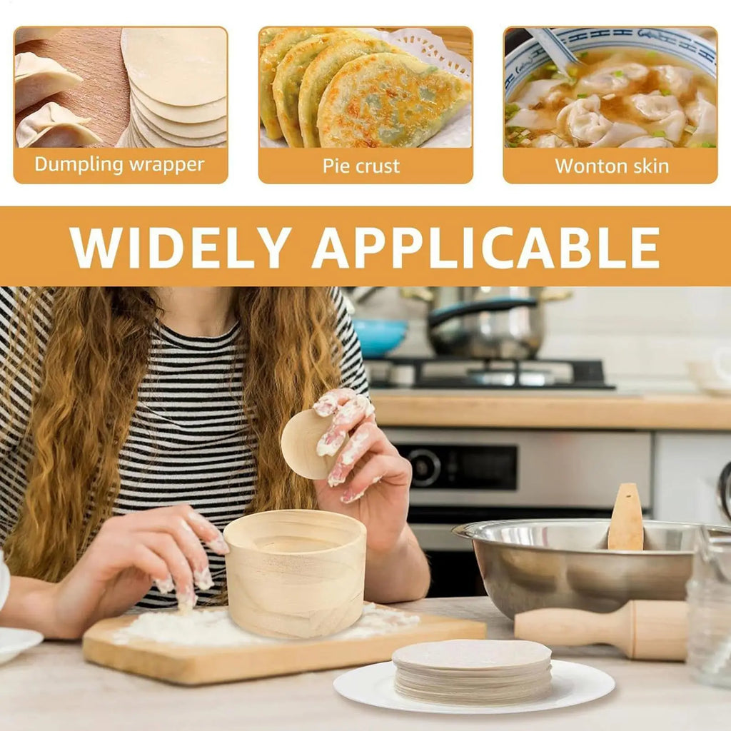 Dumpling Skin Maker Manual Press Dough Wrapper Machine Making Mold