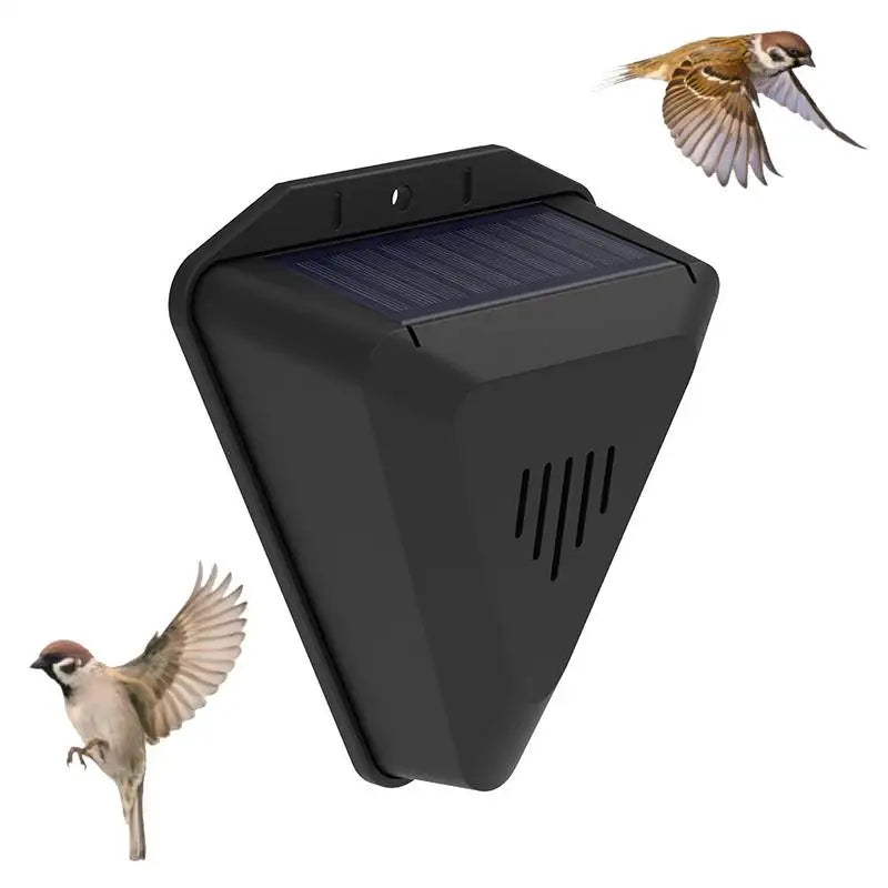 Solar Timer Bird Repeller 13 Sound Waterproof Repellent Alarm Outdoor