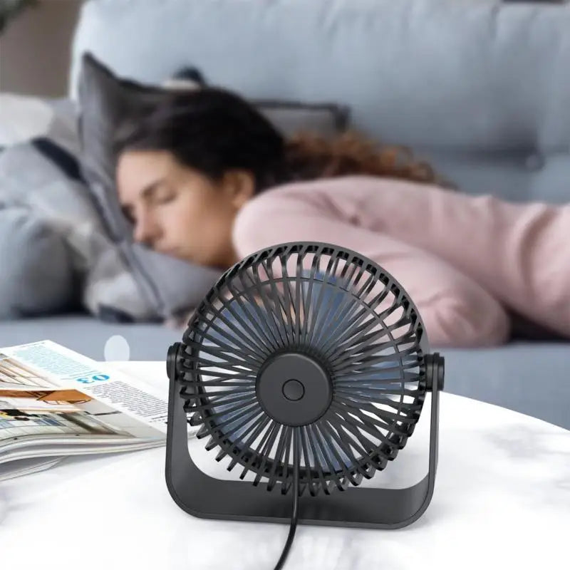 Y1UB Portable Mini Fan Small Desk USB Powered Appliance Home Outdoor